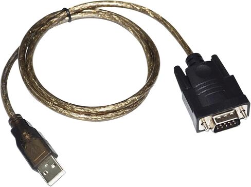 USB to RS232C D-SUB 9 PIN DB9 Male Adapter Converter Serial Communication Cable Support WIN7/8/10/CE/MAC/VISTA/LINUX(0.6m,Gray) in Saudi Arabia