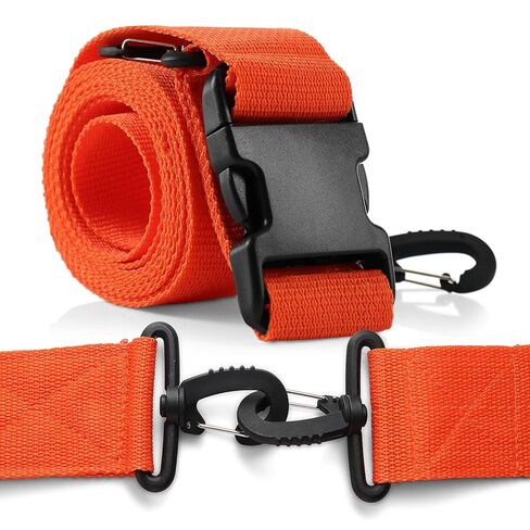 Primacare IR-5008 Unisex 2 Piece Restraint Strap with Loop Lock for Patients, Adults and Kids, Medical Waterproof Straps with Adjustable Locking for Easy Attachment, 9 Feet, Orange in Saudi Arabia