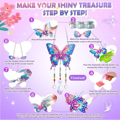 DIY Journal Kit for Girls Ages 8 9 10 11 12 13 14-Scrapbook Kit with 2 Diaries & 300+ Scrapbooking Supplies ، Wourning Arts & Crafts Set ، Home Perfect DIY Journal Gifts for Teen & Teen Girls in Saudi Arabia
