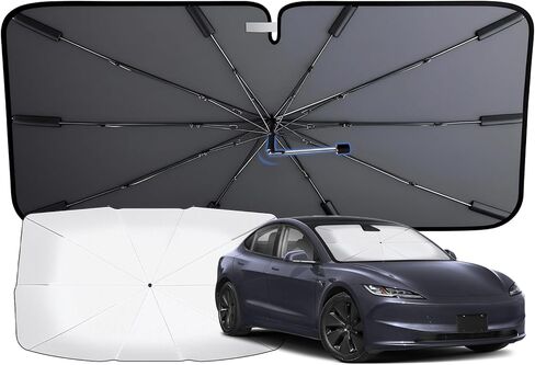 مظلة شمسية للزجاج الأمامي لسيارة Hyundai Elantra 2021-2026، مظلة سيارة قابلة للطي للنافذة الأمامية، حاجب شمسي تلقائي عاكس للغاية للحماية من الأشعة فوق البنفسجية، يحافظ على برودة ملحقات السيارة in Kuwait