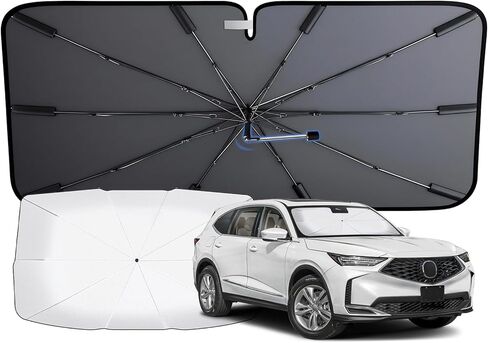 مظلة شمسية للزجاج الأمامي لسيارة Hyundai Elantra 2021-2026، مظلة سيارة قابلة للطي للنافذة الأمامية، حاجب شمسي تلقائي عاكس للغاية للحماية من الأشعة فوق البنفسجية، يحافظ على برودة ملحقات السيارة in Kuwait