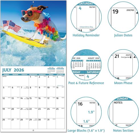 2026 Calendar, 2026 Wall Calendar, James Webb Space Calendar 2026. Jan. 2026 - Dec. 2026, 12" x 24" (Open), 12-Month Wall Calendar, Large Blocks, Thick Paper, Hanging Holes, Ample Writing Space in Saudi Arabia