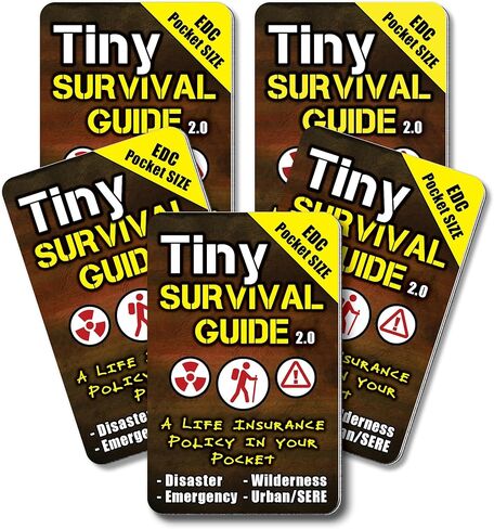 Tiny Survival, Disaster & First Aid Guide – Pocket Emergency Preparedness Handbooks for Safety, Crisis Response & Natural Disasters (3-Pack) in Saudi Arabia