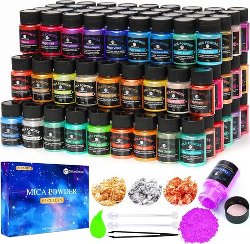Mica Powder,7.05OZ（200g）,Sparkling White Mica Powder Pigment for Epoxy Resin，Lip Gloss，Car Paint，Dye，Soap Making，Nail Polish,Epoxy Resin,Candle Making,Bath Bombs in Saudi Arabia