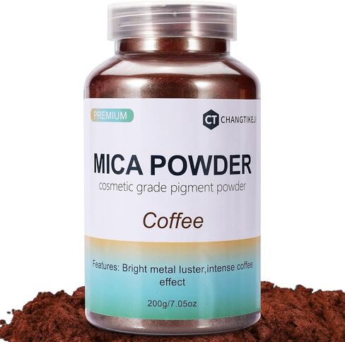 Mica Powder,7.05OZ（200g）,Sparkling White Mica Powder Pigment for Epoxy Resin，Lip Gloss，Car Paint，Dye，Soap Making，Nail Polish,Epoxy Resin,Candle Making,Bath Bombs in Saudi Arabia