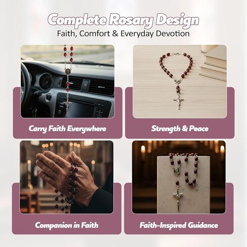 سانكتوم فيريتاس، بقايا الدرجة الثالثة، مسبحة القديس بادري بيو بيتريلسينا ستجماتا فرانشيسكو فورجيون كابوشين، راعي متطوعي الدفاع المدني، المراهقين، تخفيف التوتر، إيطاليا مالطا إنفيرموس (بني) in Kuwait