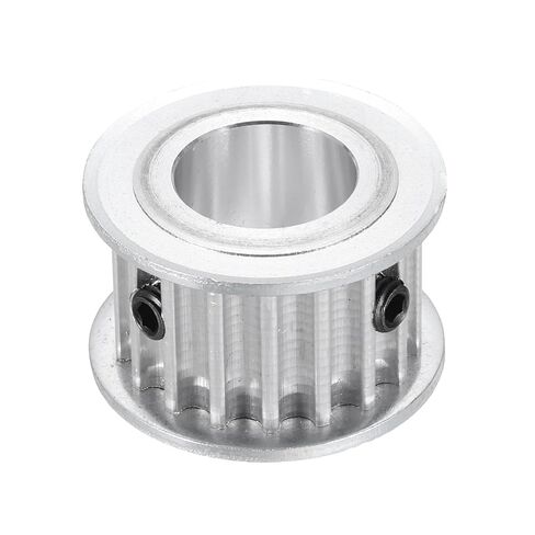 MECCANIXITY Timing Belt Pulley, 5M 18 Teeth 7mm 9/32" Bore Aluminum Alloy Synchronous Wheel Pulley Gears for 3D Printers CNC Machines Industry, Silver in Saudi Arabia