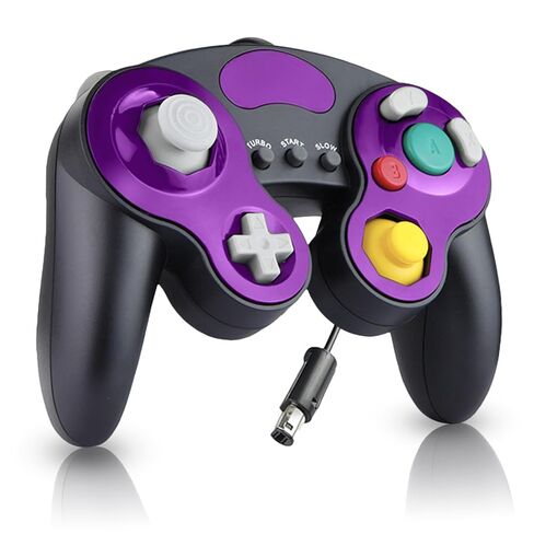وحدة تحكم GameCube مطورة من YSDZSW مع وظيفة TURBO، وحدة تحكم سلكية كلاسيكية لجهاز Wii/GameCube (أسود) in Kuwait