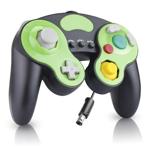 وحدة تحكم GameCube مطورة من YSDZSW مع وظيفة TURBO، وحدة تحكم سلكية كلاسيكية لجهاز Wii/GameCube (أسود) in Kuwait