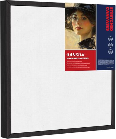 Large Framed Canvas Blank 16x20 - DIY Painting Art with Sturdy Wooden Frame, Modern Empty Canvas for Paint-Your-Own Art Ready to Hang Wall Decor in Saudi Arabia