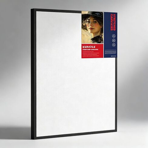 Large Framed Canvas Blank 16x20 - DIY Painting Art with Sturdy Wooden Frame, Modern Empty Canvas for Paint-Your-Own Art Ready to Hang Wall Decor in Kuwait