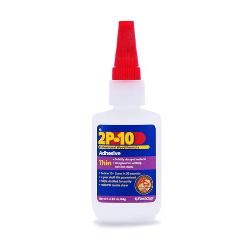 FastCap 2P-10 JEL (RT-Rubber-toughened) Industrial Strength Heavy-Duty Super Glue-(CA Adhesive) -2.25oz/64g. Great for use on Vertical Surfaces. Shock Resistant. Activator Sold Separately (2-Bottle) in Saudi Arabia