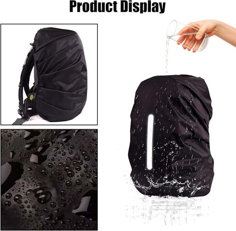 Waterproof Backpack Rain Cover with Reflective Strap (Large) in Saudi Arabia
