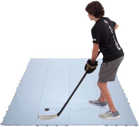 Snipers Edge Hockey - Dryland Slick Tiles - 20 White 12" by 12" Squares - Simulates Real Ice, Easy to Assemble, Premium Grade UV Coating for Protection in Kuwait
