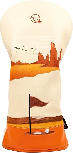 Golf Driver Headcover birdskie Premium Leather Head Cover for Your Driver. Digitally printed and embroidered design. The birdskie Desert Course Head Cover for Your Driver. in Saudi Arabia