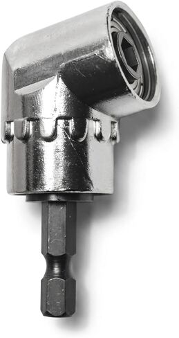 Right Angle Drill Adapter, 105 Degree Right Angle Drill Attachment, Power Screwdriver Drill Adapter for Tight Spaces,1/4 Inch Quick Change Impact Drive and Magnetic Bit Socket in Saudi Arabia