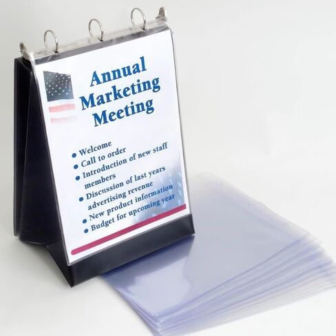 Storesmart® - Flip Chart Easel Binder مع 25 حماة لوحات فينيل - VH430Kit -1 in Saudi Arabia