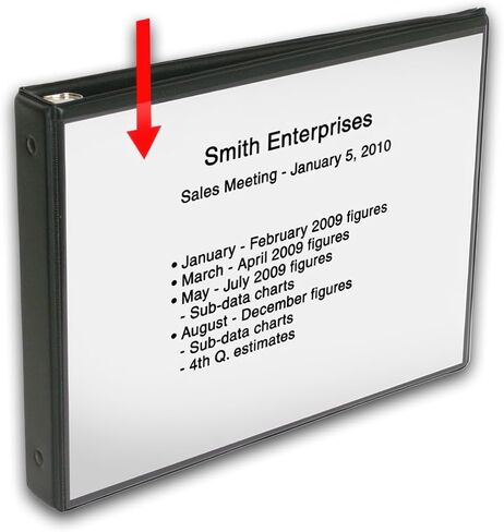 Storesmart® - Flip Chart Easel Binder مع 25 حماة لوحات فينيل - VH430Kit -1 in Saudi Arabia