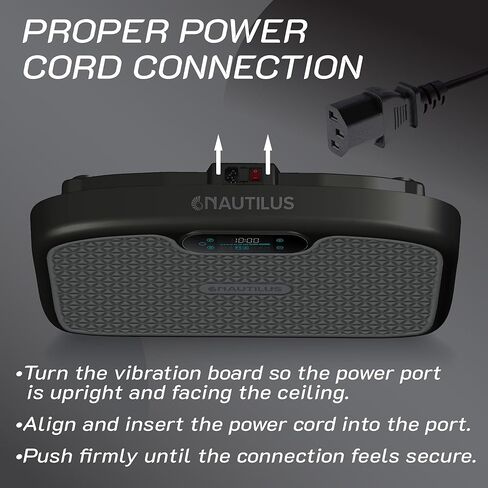 جهاز تمرين لوحة الاهتزاز Nautilus Vibratone Pro للتصريف اللمفاوي، وتنشيط العضلات، وتمارين الجسم بالكامل، والدورة الدموية، وفقدان الدهون، وتدريبات القوة، والتنغيم، والانتعاش in Kuwait