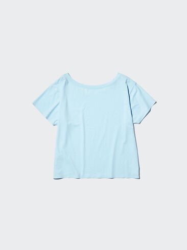 تي شيرت Uniqlo AIRism مريح برقبة على شكل حرف V | 2 الطريق in Saudi Arabia