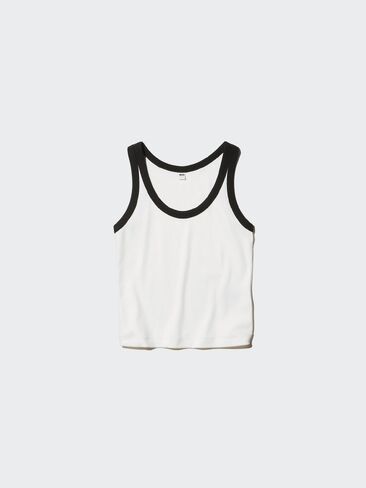 Uniqlo Soft Ribbed Tank Top | Ringer in Saudi Arabia