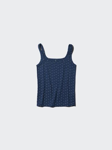 Uniqlo Pointelle تانك الأعلى | مطبعة in Saudi Arabia