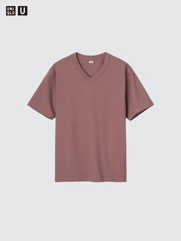 تي شيرت Uniqlo برقبة على شكل حرف V in Kuwait