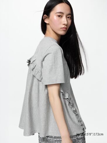 Uniqlo Frill T-Shirt in Saudi Arabia
