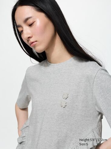 Uniqlo Frill T-Shirt in Saudi Arabia