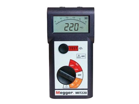 جهاز اختبار العزل والاستمرارية الرقمي/التناظري من Megger MIT210، جهد اختبار 1000 فولت in Kuwait