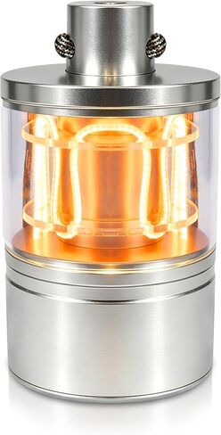 Rechargeable Camping Lantern, Dimmable Warm Glow Light 2200K, 72H Runtime, USB-C Charging, Vintage Aluminum Design, Paracord Rope, Perfect for Camping, Hiking, Backpacking, Glamping & Emergency in Saudi Arabia