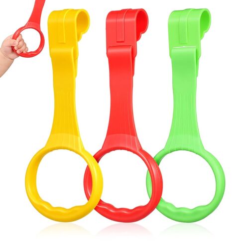 6 PCS Baby Aud Up Rings: Toddler Walking Exercise Rings Up Rings for Infant Kids - Playpen Crib Walking Training Association (لون لطيف) in Saudi Arabia