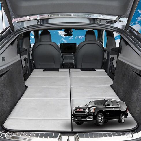 Non Inflatable Car Mattress for GMC Terrain, Car Camping Mattress, Upgraded Foldable Trunk Sleeping Pad with Storage Bag, Portable Design for Camping, Travel & Beach in Saudi Arabia