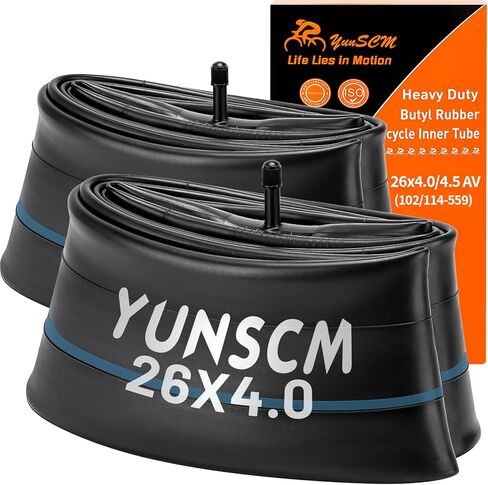 2-PCS 26 "أنابيب الدهون الثقيلة للدراجة الإلكترونية 26 × 4.0 AV32mm Schrader Valve 26x4.0/4.5 الأنابيب الداخلية 26" أنابيب الدهون المتوافقة مع 26 X 4.0 26X4.2 26X4.3 26 X 4.5 دراجة كهربائية أنابيب الإطارات الدهنية in Saudi Arabia