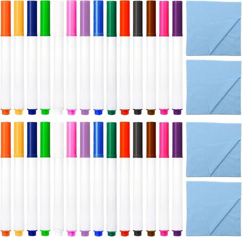 14 PCS 4.1 بوصة 7 ألوان علامات محو جاف صغير النيون ، ألوان ألوان ألوان أكريليك ألوان النيون لأقلام لدغلة رسم رسالة. in Kuwait