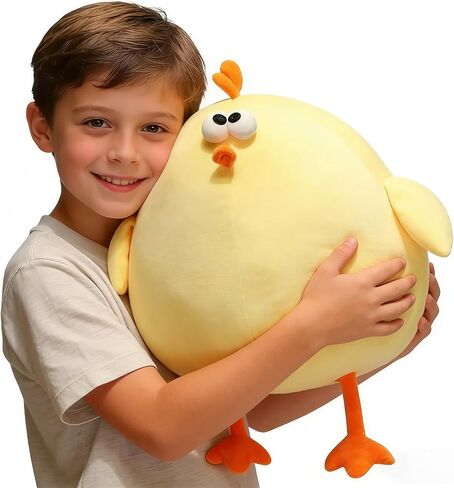 22cm/9inch Chicken Plush, Chicken Stuffed Animal, Funny Fat Chicken Plush Pillow, Soft Mother Hen Plush - Thanksgiving Day, Christmas, Birthday Gifts, Ideal Gift for Kid Boy,Girl&Girlfriend in Saudi Arabia