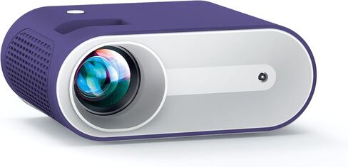 جهاز عرض صغير، جهاز عرض فيديو YOWHICK 2026 مطور بدقة Full HD 1080P، جهاز عرض أفلام محمول للمسرح المنزلي، متوافق مع iOS/Android/Windows/TV Stick/Box/USB/HDMI، هدايا عيد الحب in Kuwait