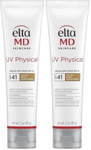 EltaMD UV Physical Tinted Sunscreen for Face, 100% Mineral Active Sunscreen in Saudi Arabia