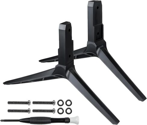 أرجل حامل تلفزيون SOULWIT لـ Vizio 50 بوصة فئة D50X-G9/V505-G9/V505-H9/M506X-H9، حامل سطح الطاولة بدون تمايل، متوافق مع VESA، يتضمن براغي - أسود in Saudi Arabia