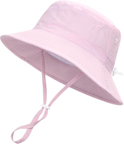 Baby Boy Girl Sun Hat with UPF 50+ Outdoor Adjustable Infant Toddler Beach Hat with Wide Brim Bucket Hats for Kids in Saudi Arabia