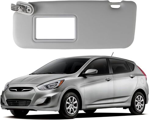 85210-1R000 بديل حاجب الشمس من الجانب الأيسر للسائق لسيارة Hyundai Accent 1E 2011-2015 حاجب الشمس Assy Gray in Kuwait