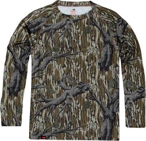 Mossy Oak Men's Hunting Shirt Camo Clothes Long Sleeve, Large, Full Foliage in Saudi Arabia