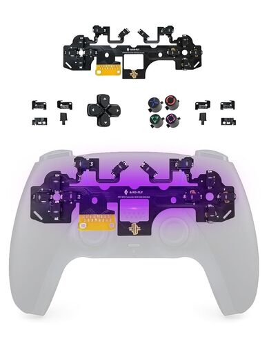 KD.FLY 12 Buttons Clicky Kit with Omron Micro Switch for PS5 Controller BDM-030/040/050, Mouse Click Triggers, Fast Response for Enhanced Gameplay, Reinforced FPC Design in Saudi Arabia