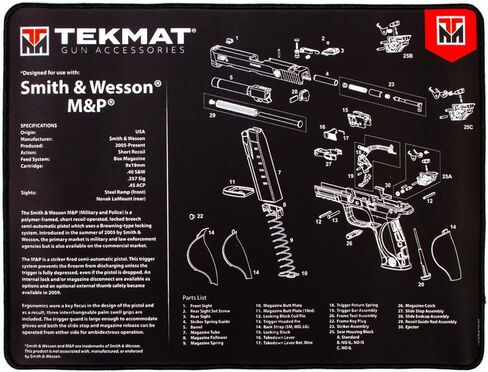 TEKMAT 20" X 15" Ultra Handgun MAT/Smith & Wesson M&P Shield in Kuwait