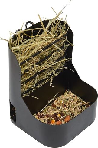 Hay and Food Leeder للأرنب ، خنزير غينيا ، الأرنب ، شينشيلا ، صندوق معدني شاق 5.5 × 5.5 × 7 بوصة (حزمة 2) in Kuwait