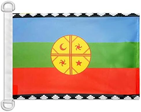 جمجمة مع Fire Nautical Flag 18 '' x 12 '' - أعلام القراصنة 30 × 45 سم - Banner 12x18 في القارب - علم AZ in Kuwait