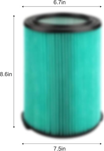 فلتر VF6000 للمكنسة الكهربائية الرطبة الجافة Ridgid Shop Vac سعة 5-20 جالون، فلتر HEPA من 5 طبقات يناسب WD5500 WD0671 WD6425 WD7000 (عبوة من مرشحات VF6000 + 4 أكياس VF3502) in Saudi Arabia
