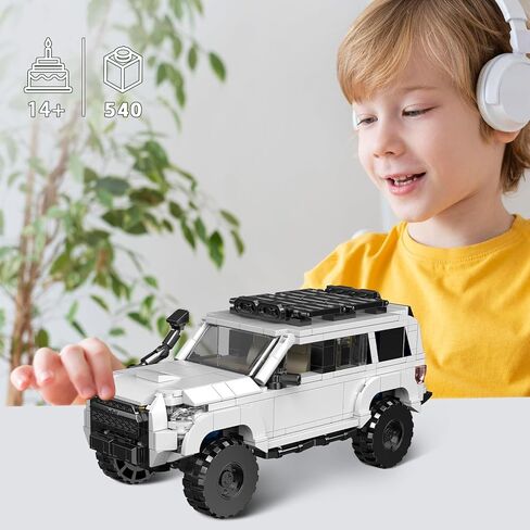 سيارات على الطرق الوعرة ، لعبة بناء سيارة مع صندوق تخزين قابل للتحصيل (676 PCS) 1:32 نموذج ، متوافق مع مجموعات السيارات النموذجية القابلة للتحصيل للبالغين للبناء للأعمار من 8 إلى 16 أولاد للأطفال in Saudi Arabia