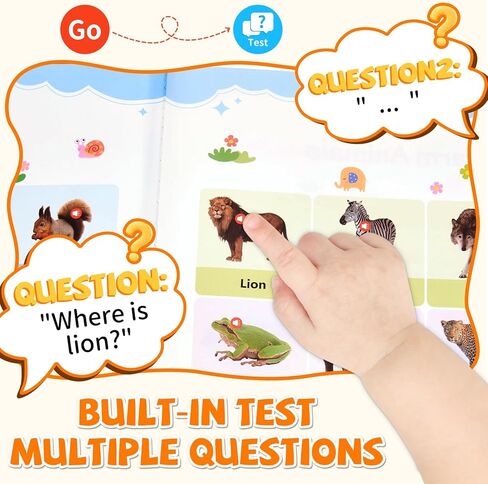 2025 New My English Words First Book Book Toy ، Learning Learning Talking Book ، 470+ كلمة ، 21 موضوعًا ، اضغط لتعلم الصوتيات ، كتب تعليمية تفاعلية للأطفال من عمر 3 سنوات أ in Kuwait