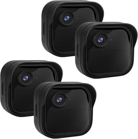 غطاء حافظة من السيليكون لهاتف Blink Outdoor 4، ملحقات الكاميرا الخارجية Blink (أسود) in Kuwait